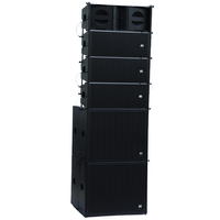Système de sonorisation actif personnalisé DBK, enceintes Line Array doubles de 8 pouces avec caisson de basses de 18 pouces, ensemble d'enceintes de scène DJ pour église