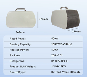 Climatisation portable de style M Smart Design, petite et efficace, vente chaude, 12v 24v pour voiture et pièce, prix de gros - Product Image 6