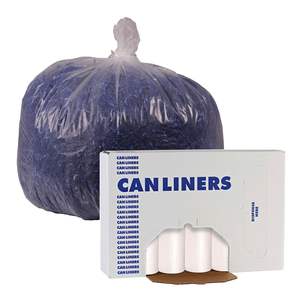 Rouleaux de sacs poubelles industriels sans noyau Boardwalk Z6640VNKR02, 33 pouces x 40 pouces, 33 gallons, 16 microns, haute densité, usage commercial - Product Image 4