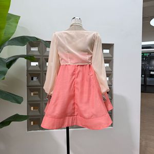 Abito a trapezio di alta qualità 2026 con scollo profondo, stile rustico e design unico, gonna corta - Product Image 4