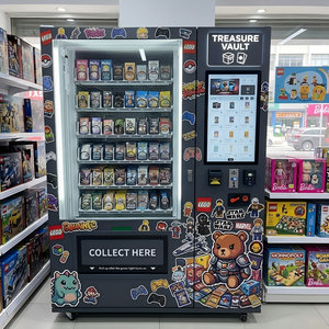 Distributeur automatique de jouets surprise Pokémon JFP LED Light Blind Box, 24h/24, en libre-service, écran tactile commercial - Product Image 1