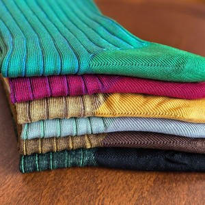 Chaussettes pour hommes, vente directe d'usine, coton mercerisé, chaussettes de gentleman, bout <span class=keywords><strong>sans</strong></span> <span class=keywords><strong>couture</strong></span>, chaussettes habillées formelles - Product Image 4