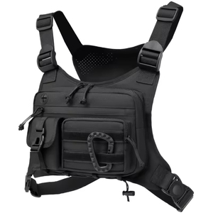 Sac de poitrine tactique camouflage Oxford pour homme, idéal pour la course à pied, les sports et les voyages - Product Image 1