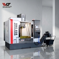 Centre d'usinage vertical WOJIE VMC850 BT40 24 outils ATC 11kW, machine de fraisage CNC, prix usine avec CE ISO