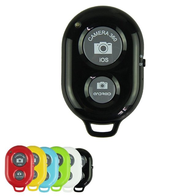 Bluetooths Remote Control Camera Selfie Shutter Stick Button for iphone Android