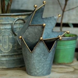 Maceta de Metal hecha a mano Venta caliente Precio al por mayor Jardinera y decoración del hogar Maceta de metal de la mejor calidad en maceta de hierro - Product Image 2