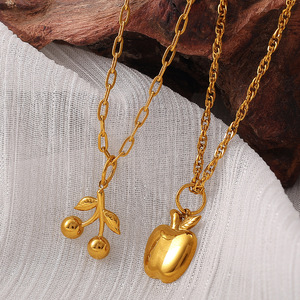 Colección de mini colgantes creativos europeos y americanos, chapados en oro, de diferentes formas, de acero inoxidable, para la fabricación de pulseras. - Product Image 3