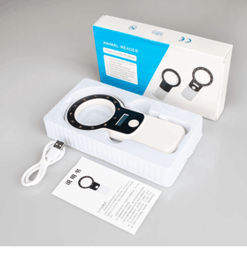 <span class=keywords><strong>134.2KHz</strong></span> FDX-B 애완 동물 개 고양이 동물 마이크로 칩 스캐너 <span class=keywords><strong>RFID</strong></span> 휴대용 유리 태그 귀 태그 리더 소 양 - Product Image 6