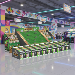 Máquina de juego de carreras de caballos operada con monedas Rong Xiang Electronic Arcade, tablero de juego personalizado, cabina de carnaval con rodillos de bolas, inglés - Product Image 5