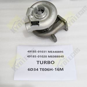 รถขุด49185-01031 ME440895 49185-01020 ME088840 6D34เครื่องยนต์6D34TL เทอร์โบชาร์จเจอร์ TE06H-16M เทอร์โบ - Product Image 6