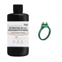 Resin Fotopolimer Kemurnian Tinggi WR-JC Vnici untuk Printer 3D Perhiasan dengan Pengerasan UV, untuk Printer 3D SLA DLP MSLA, Dapat Dicetak Lilin