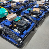 Robot Tondeuse à Gazon Télécommandée Mini, Largeur de Coupe de 50 cm, Leader de l'Industrie