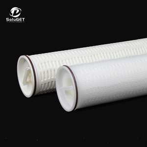 घुलनशील नए उच्च प्रवाह औद्योगिक कारतूस फिल्टर माइक्रोफिल्ट्रेशन 1 3 5 माइक्रोन 20 40 60 इंच प्रतिस्थापन पाल मल्टीपल-प्लेट - Product Image 4