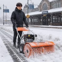 Souffleuse à neige autotractée 3-en-1 avec moteur essence Loncin 15HP 420cc pour grands chemins