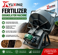 Granulateur à disques en acier inoxydable Yuxing à 95 % de taux de granulation pour engrais bio et acide humique