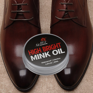 Crème de soin multifonctionnelle de haute qualité pour la réparation du cuir, chaussure en cuir brillant, huile de vison incolore - Product Image 6