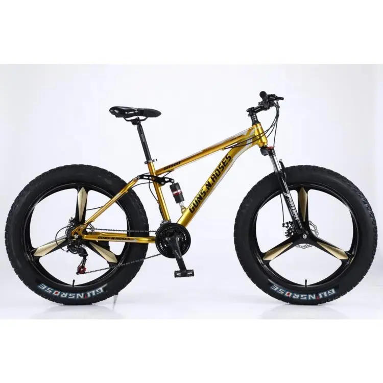 2023 Golden factory supply Fat tire Bike/26'' complete snow imported big size tire fat bike