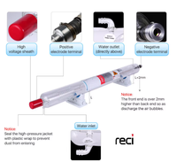 Tabung Laser CO2 Daya Tinggi 80W hingga 300W untuk Mesin Pemotong Industri