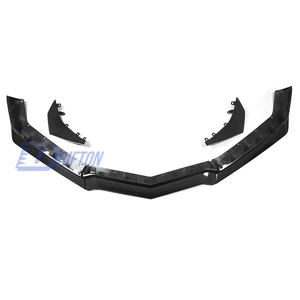 DRIFTON Labio Delantero de Fibra de Carbono Seca con Alerones Laterales para Chevrolet Corvette C8 Z06 Z07 y E-Ray 2020-2026, Actualización Atornillable - Product Image 3