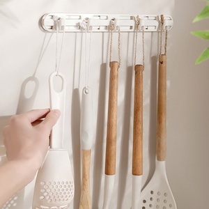 Self Adhesive Wallmounted Hanger <b>Hook</b> <b>White</b> Color Display <b>Hooks</b> Kitchen Accessories - Product Image 4