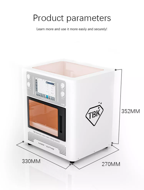 TBK958L Back Glass Automatic Machine for IP Blue Light Separation Mobile Phone Flat LCD Back Glass Repair