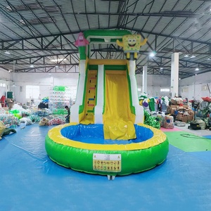 Parc aquatique commercial personnalisable, <span class=keywords><strong>trampoline</strong></span> gonflable pour enfants en plein air, piscine, toboggan aquatique, château pour jeux d'été - Product Image 4
