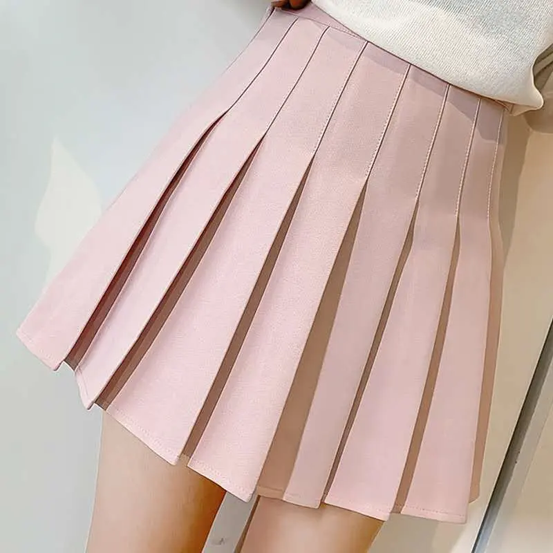 Skirts Pleated Women High Waist Summer Knee-length Preppy Style Harajuku Y2k Hot Sale Street School Cosplay Casual Female Faldas