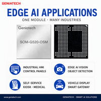 MediaTek Genio 520 AI SoM 10 TOPS N.PU Dual MIPI CSI 16MP Edge AI Vision Machine Learning Yocto Gateway Industriale Embedded