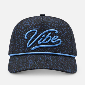 Casquette de baseball structurée Gorpcore 5 panneaux avec impression intégrale, broderie 3D en relief personnalisée, marque privée, pour les marques - Product Image 2