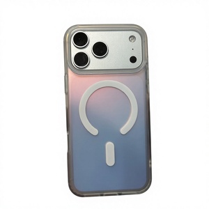Vente en gros d'étuis magnétiques mats à logo personnalisé dégradé pour <span class=keywords><strong>iPhone</strong></span> 16 15 <span class=keywords><strong>Pro</strong></span> <span class=keywords><strong>Max</strong></span> Samsung S24 N52, aimant puissant, <span class=keywords><strong>coque</strong></span> antichoc, en vrac - Product Image 1