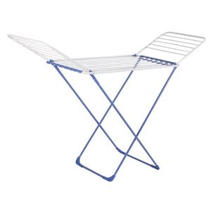 Estantes de secado de ropa para el hogar Gullwing, <span class=keywords><strong>Perchero</strong></span> de Metal para ropa, soporte plegable de tela con ruedas - Product Image 6