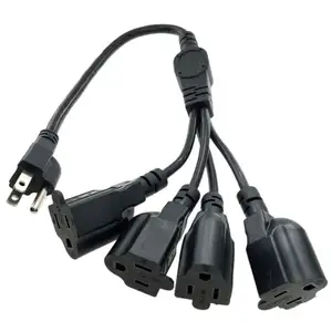 IEC Braid AC Extension Cable Short 50cm Vde Standard Computer Monitor C13 C14 Connector Power Cord