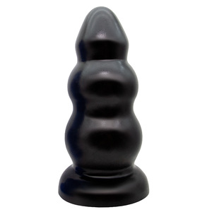 Giant Three <b>Bead</b> Anal Plug Expansion Device for Men Extra <b>Large</b> Size Black Skin Blue 100% Waterproof Real Touch Feeling - Product Image 5