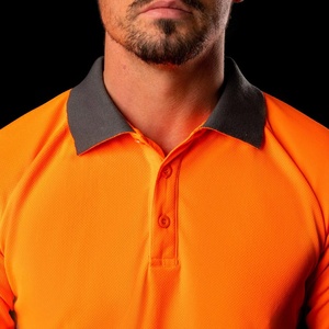 Logo douanier Chemise en maille de coton Tissu en maille Polo tricoté respirant <span class=keywords><strong>T</strong></span>-shirts de golf pour garçons Chemises polo pour hommes - Product Image 2