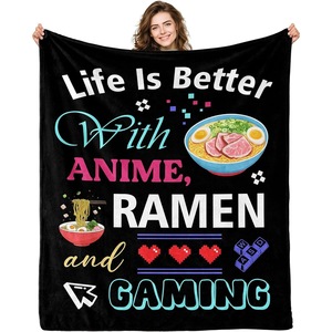 Assorted Print Flannel <b>Blanket</b> Throw <b>Blanket</b> Nap <b>Blanket</b> Wholesale Reversible Cozy <b>Warm</b> for Bedroom Living Room - Product Image 1