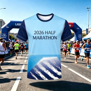 Yingtenidi Wholesale Quick Dry Loose Fit Custom 100% Polyester 2026 Half Marathon Sport Running <strong>Dye</strong> Sublimation T <strong>Shirt</strong> for Men - Product Image 1