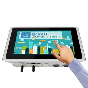 Industriële Tablet Pc Robuuste 10.4 Inch Touch Panel Zonder Ventilator Waterdicht Alles In Één Computer