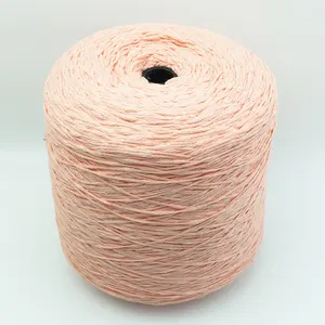 Venta directa de fábrica 1/2.4NM hilo de salchicha 100% algodón Slub Yarn hilo de tejer
