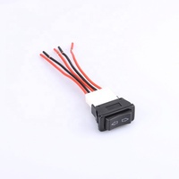 Regulador de Ventana de 5 Pines con Conector de Interruptor de Alimentación para Coche, Botón de Encendido/Apagado para Ventanilla Eléctrica
