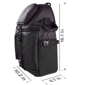 Free Sample Case <b>Backpack</b> Rain Cover <b>Camera</b> Bag Customized Photography <b>Backpack</b> with Inserts Waterproof for DSLR Black - Product Image 3