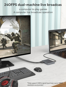 HDMI trò chơi chụp thẻ HDMI Grabber USB 3.0 chụp thẻ/hộp video HD 1080P 60fps hỗ trợ phát trực tiếp để co giật <span class=keywords><strong>Youtube</strong></span> - Product Image 4