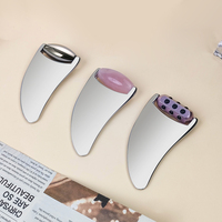 Gua Sha Tool Facial Gua Sha Massager Relaxant Muscles Jade Acier Inoxydable Gua Sha Board