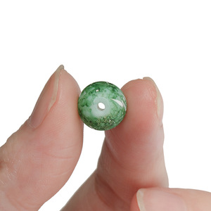 Imitation Jade Glass Beads 8mm Round Loose Beads For <b>Bracelet</b> Making DIY Jewelry Accessories Necklace Beads <b>Matching</b> Beads - Product Image 2