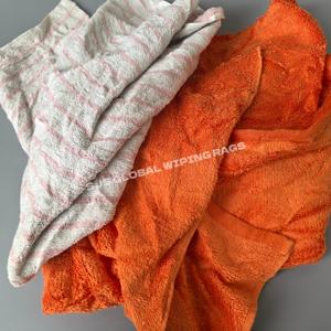 Trapos de algodón reciclado para baño, trapos de limpieza, trapos de felpa de color reciclado para limpieza - Product Image 1