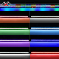 Barre de lumière stroboscopique professionnelle à matrice LED RGB DMX512 avec cartographie de pixels, stroboscope haute vitesse 25Hz, éclairage de scène, de lavage et de projection pour clubs et événements