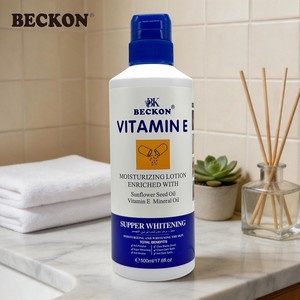 Productos BECKON, Crema para el Cuidado de la Piel Super Blanqueadora e Hidratante con 500 ml de Aceite de Semillas de Girasol y Vitamina E, Antiarrugas, Elimina Manchas Oscuras - Product Image 1