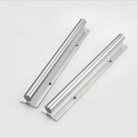 Rail de guidage linéaire rond en aluminium pour routeur CNC, axe de 16 mm, SBR16, SBR16-1000 mm, avec bloc coulissant à roulement SBR16UU