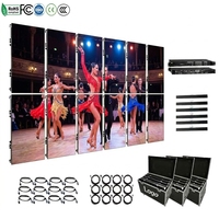 Panneau LED de location 500x1000mm 13,5kg Ultra Léger Intérieur P2.6 P2.97 P3.91 P4.81 Mur Vidéo LED de Scène à Écran Continu pour Toile de Fond
