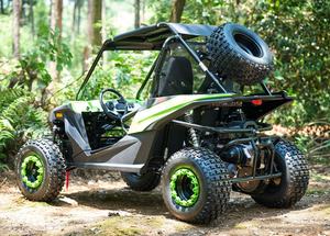 Kart à pédales d'extérieur haute performance Funrun 180cc 4 temps à transmission par chaîne pour adultes, avec axe en alliage durable et frein à disque arrière, capacité maximale 175 kg - Product Image 6