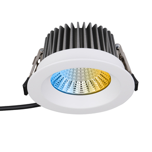 Benory IP65 Downlight 12W 24V DALI PWM 0-10V DMX Rgbw <span class=keywords><strong>Spot</strong></span> de plafond encastré Ra95 Tunable White KNX Loxone Smart LED Downlights - Product Image 1